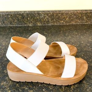 Steve Madden sling back sandals
